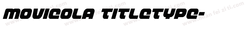 movieola titletype字体转换